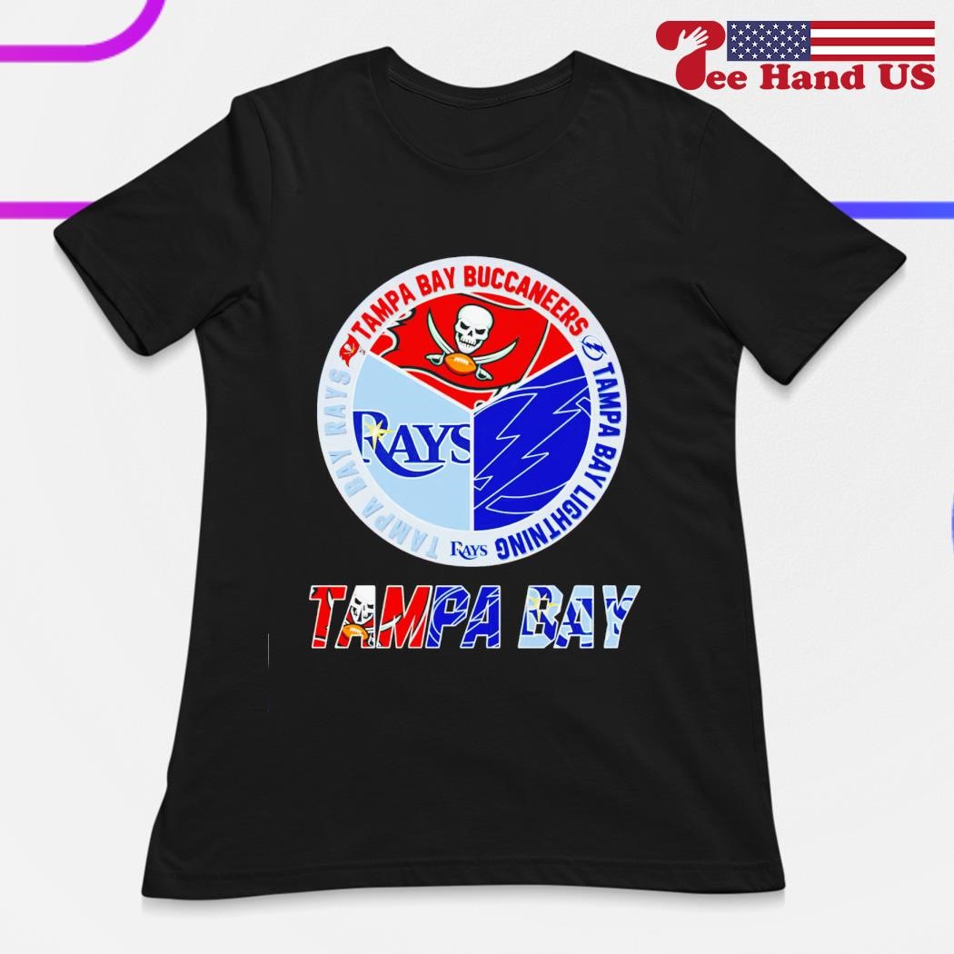 Tampa Bay Buccaneers Tampa Bay Rays and Tampa Bay Lightning shirt