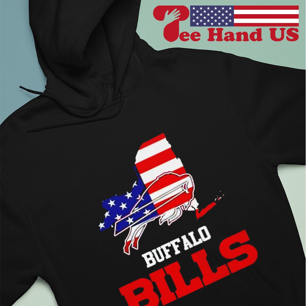 Buffalo Bills Map Usa Flag Shirt