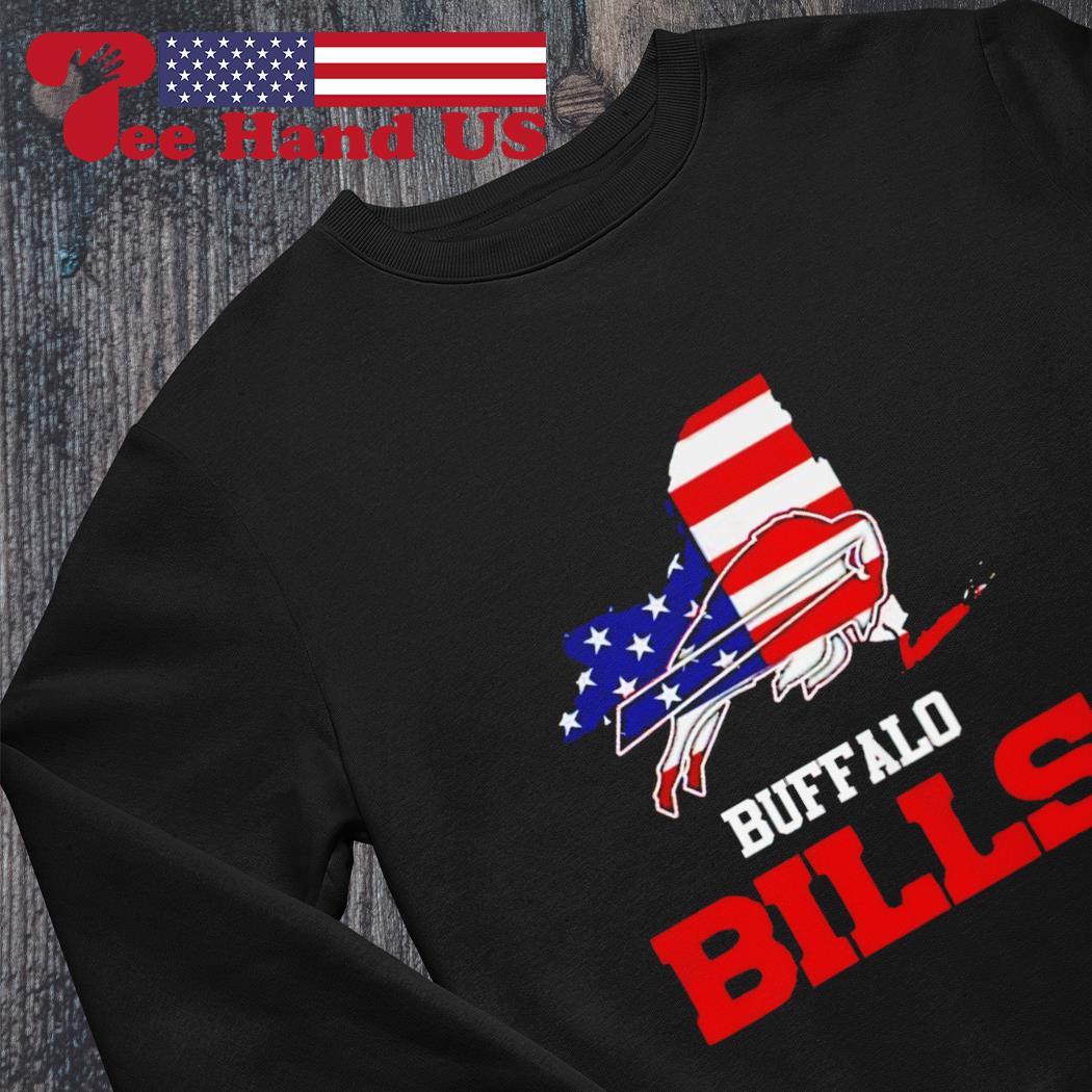 Buffalo Bills map USA flag shirt - Limotees