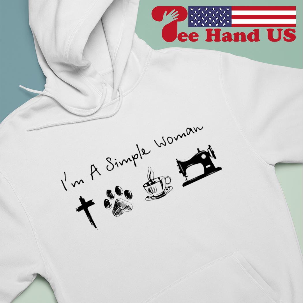 I'm A Simple Woman Coffee Dog And Indianapolis Colts Shirt, hoodie,  sweater, long sleeve and tank top