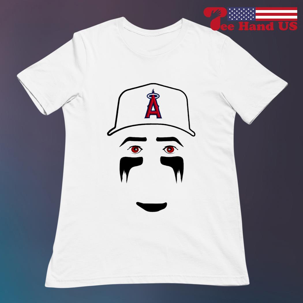 Los Angeles Angels Baseball Flag Tee Shirt Women's 3XL / Red