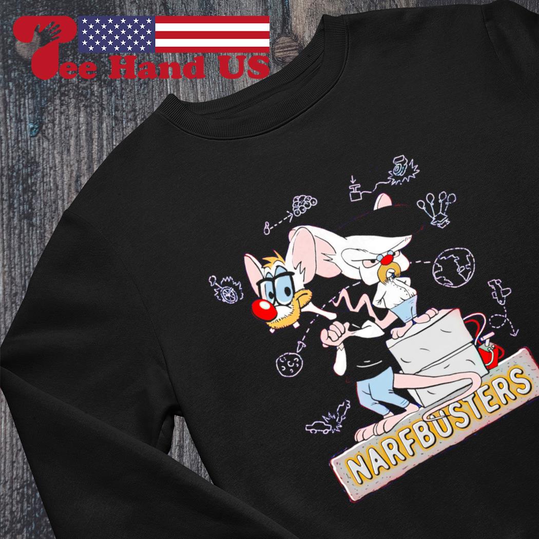 Narf Busters Pinky and The Brain shirt hoodie sweater long