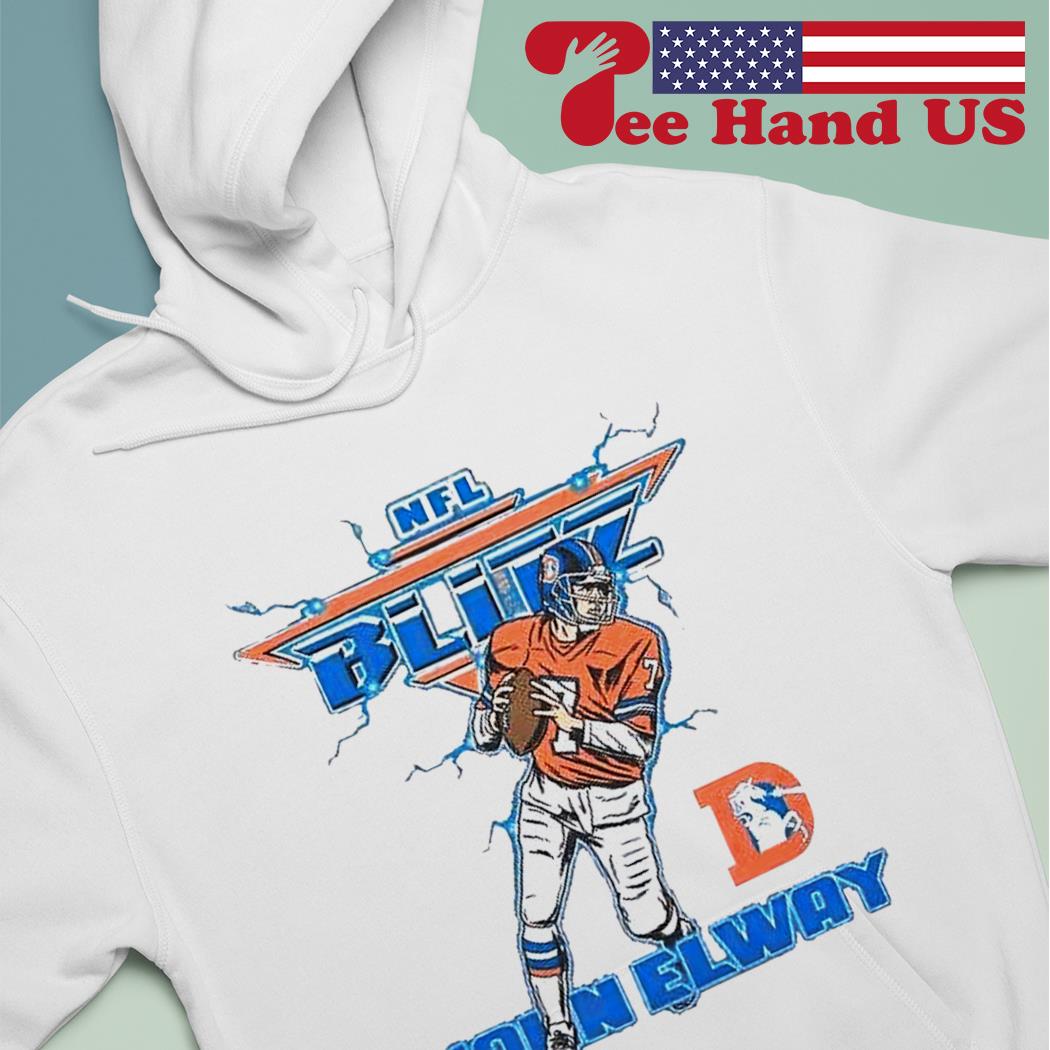 Nfl Blitz Denver Broncos John Elway shirt, hoodie, sweater, long