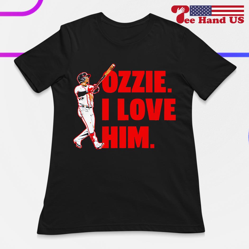 Ozzie Albies Atlanta Braves text 2023 shirt, hoodie, sweater, long