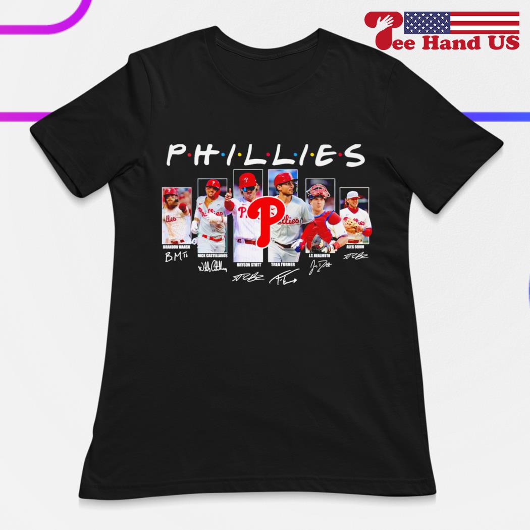 Philadelphia Phillies Friends Players Signatures Shirt