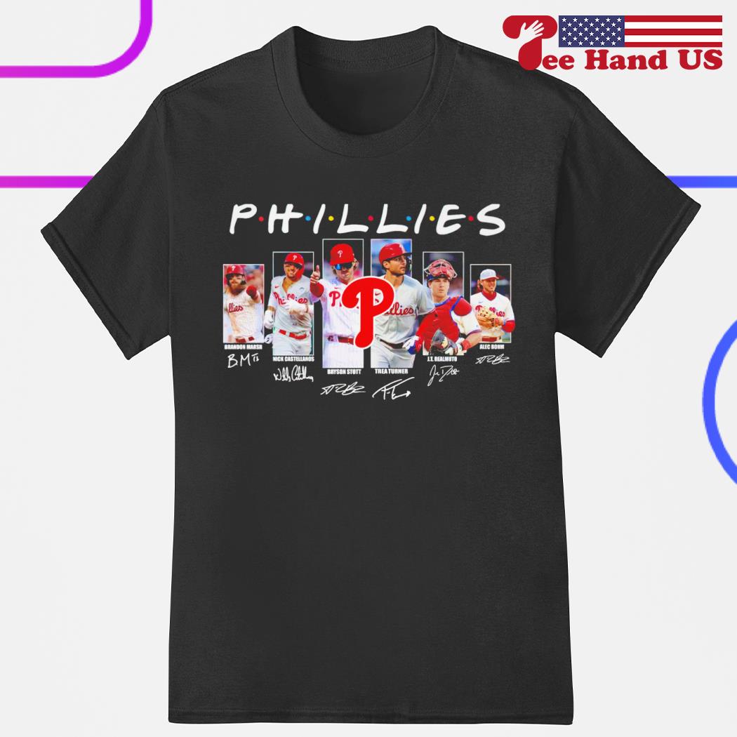 Philadelphia Phillies Friends Players Signatures Shirt - Bring