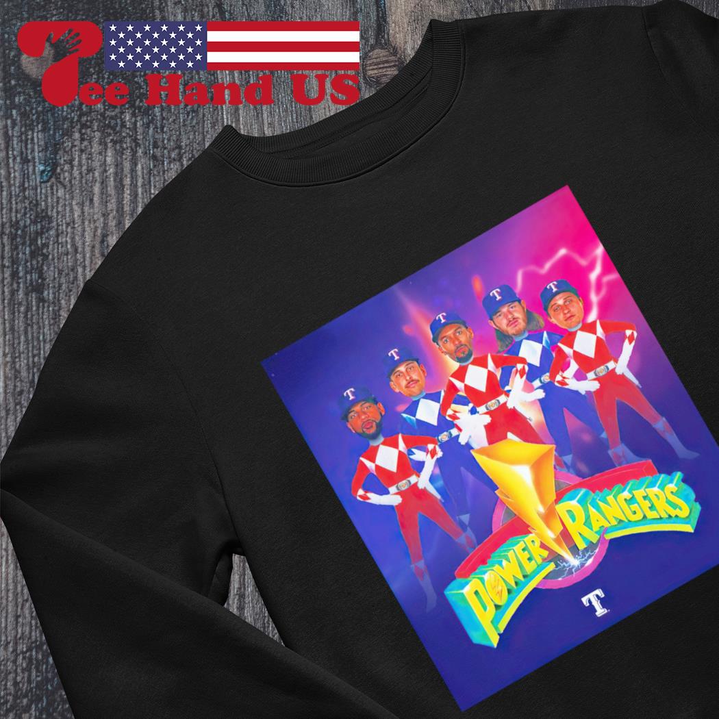 Texas Rangers We Are The Power Rangers Shirt, Unisex Clothing, Shirt for Men Women, Graphic Design, Unisex Shirt Black 2XL Hoodie | ThiMax