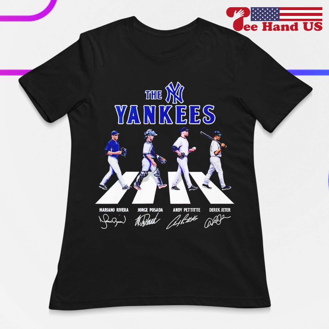 Abbey Road The Yankees signature shirt - Kingteeshop