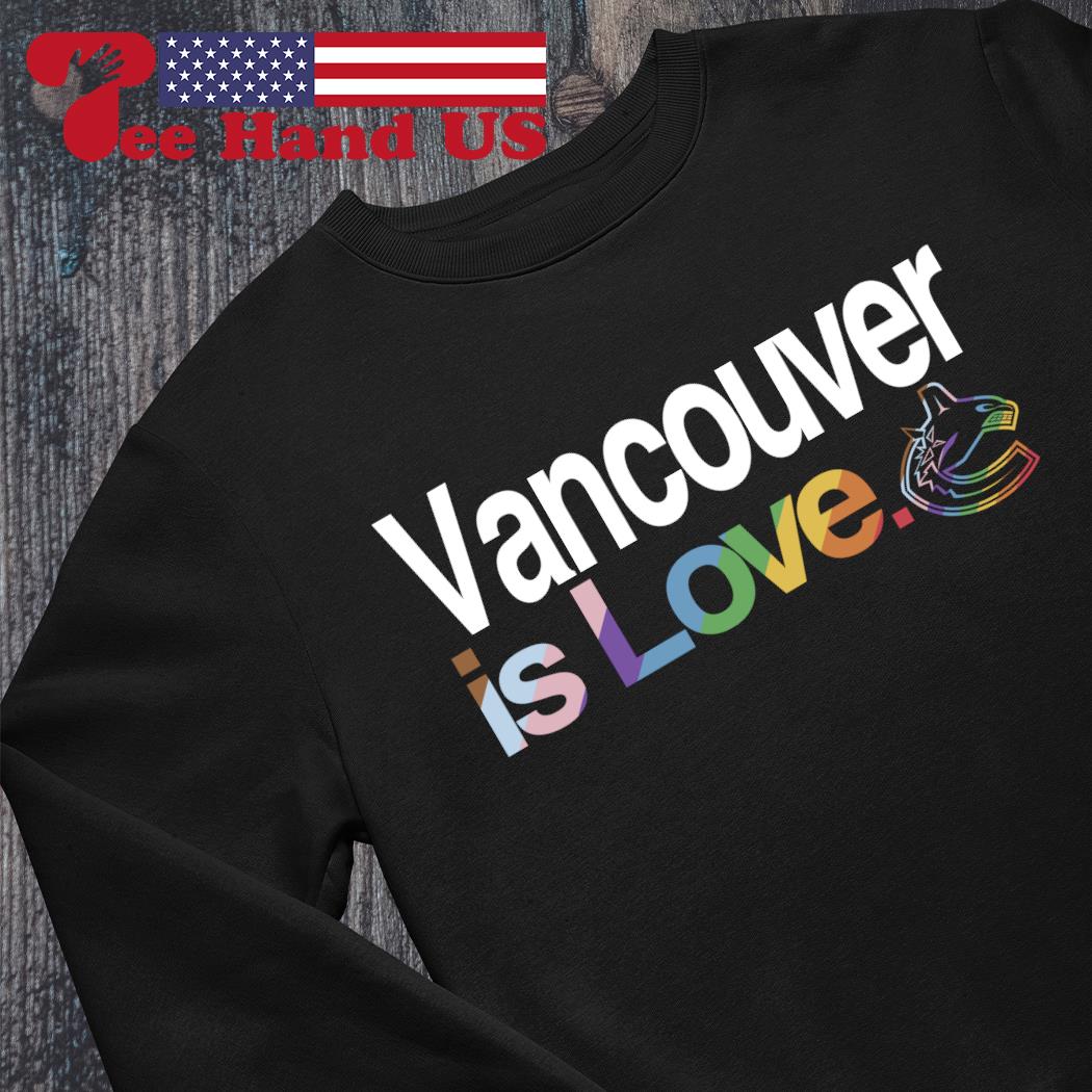 Womens Vancouver Canucks Pride Graphic T-Shirt