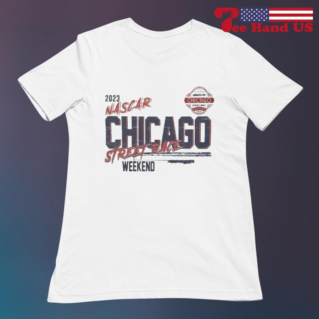 Men's Chicago Street Race Starter White Prime Time T-Shirt