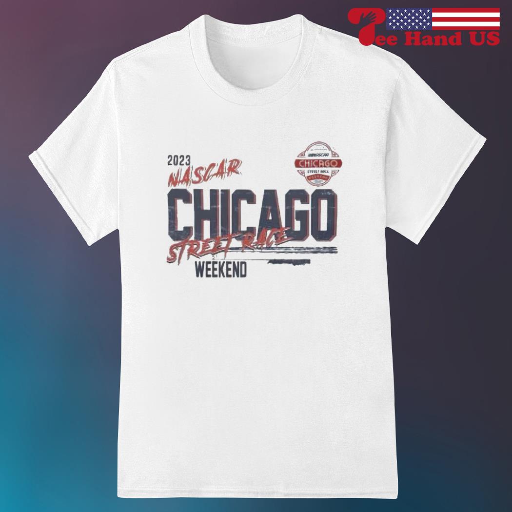 Men's Chicago Street Race Starter White Prime Time T-Shirt