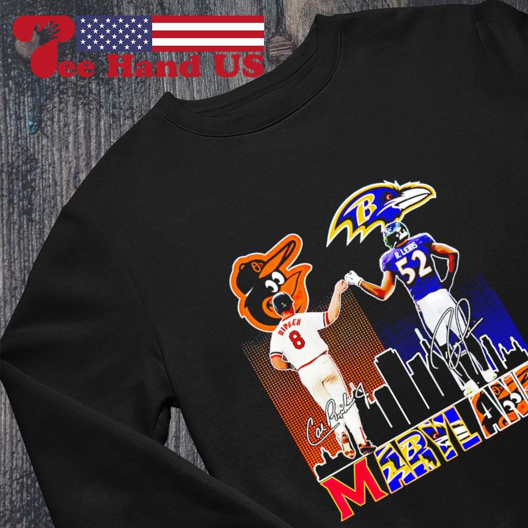 Official maryland Cal Ripken Ray Lewis Signatures Shirt, hoodie, sweatshirt  for men and women