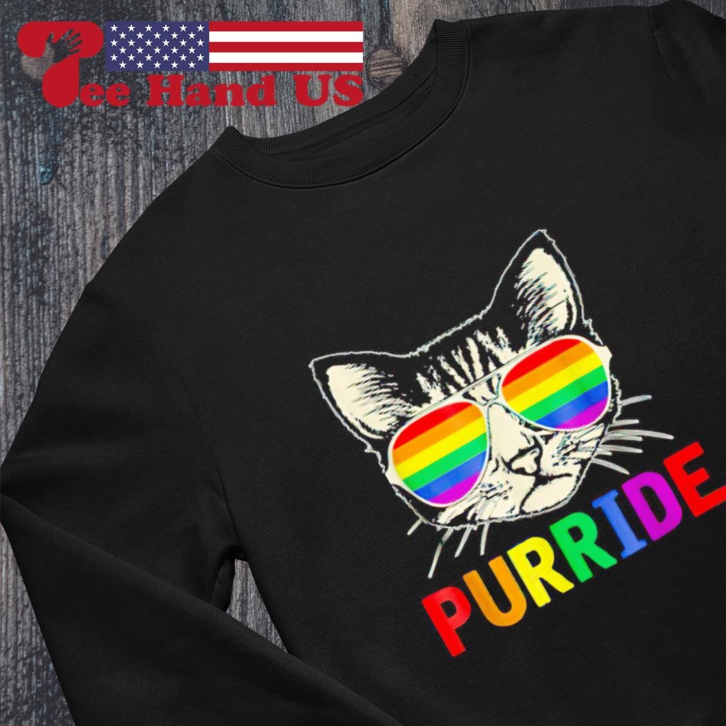 Cat purride pride shirt hoodie sweater long sleeve and tank top