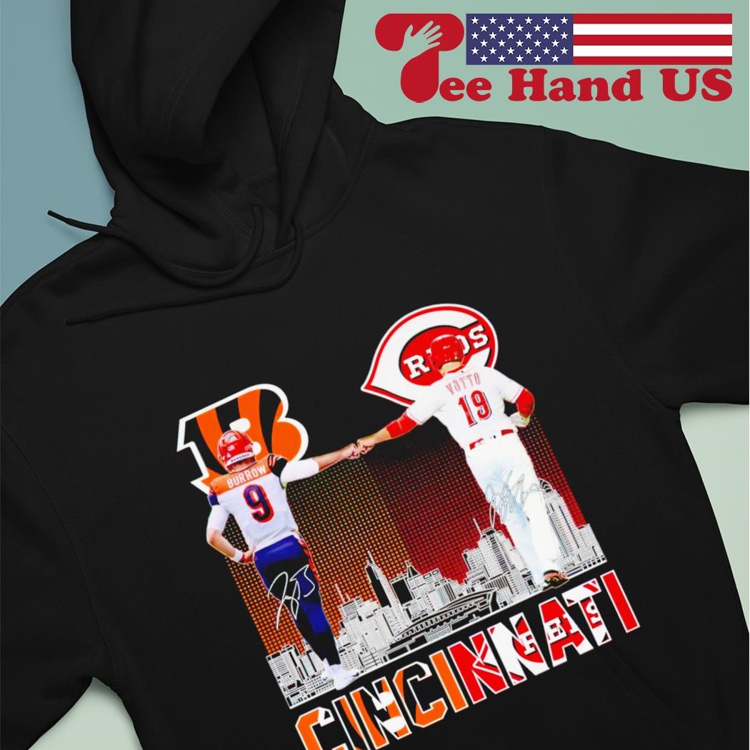 CincinnatI bengals vs cincinnatI reds Joe burrow wallpaper joey votto city  signatures Shirt