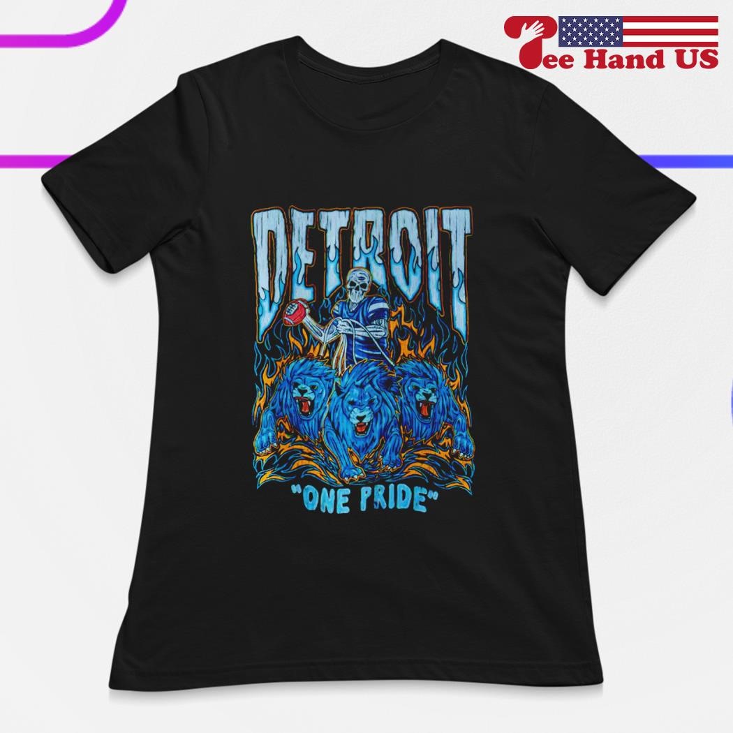 Detroit Lions Skeleton one pride shirt, hoodie, sweater, long sleeve and  tank top