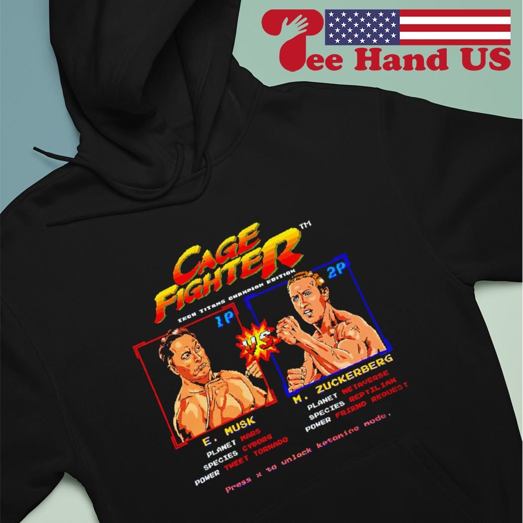 Elon Vs Zuckerberg Cage Fighter shirt hoodie.jpg