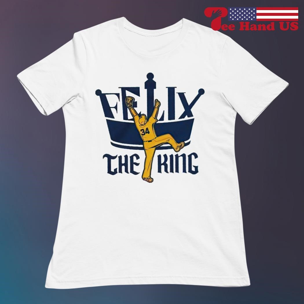 Felix Hernández Seattle Mariners Flix The King shirt, hoodie
