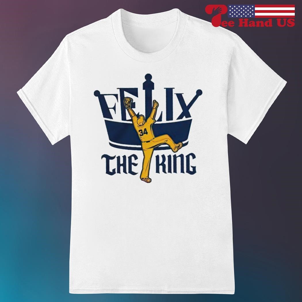 Felix Hernández Seattle Mariners Flix The King shirt, hoodie