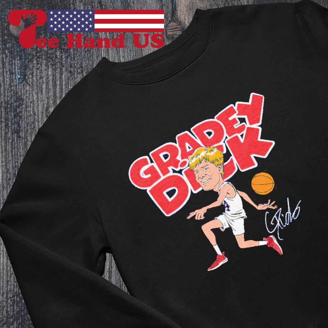 Gradey Dick cartoon signature T-shirt, hoodie, sweater, long sleeve and  tank top