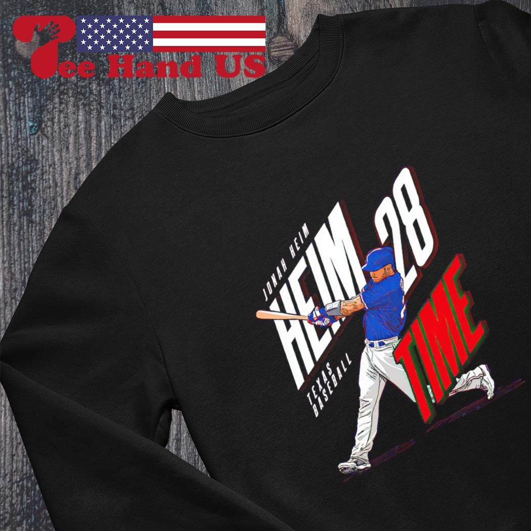 Jonah Heim Texas Rangers Heim Time number 28 2023 shirt, hoodie, sweater,  long sleeve and tank top