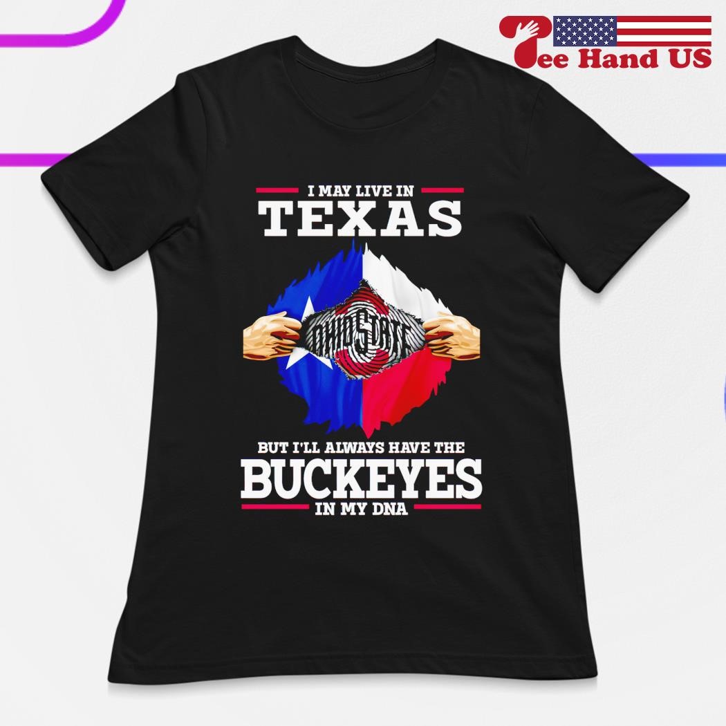 I May Live In Texas But My Team Is Chiefs T-Shirt - BipuBunny