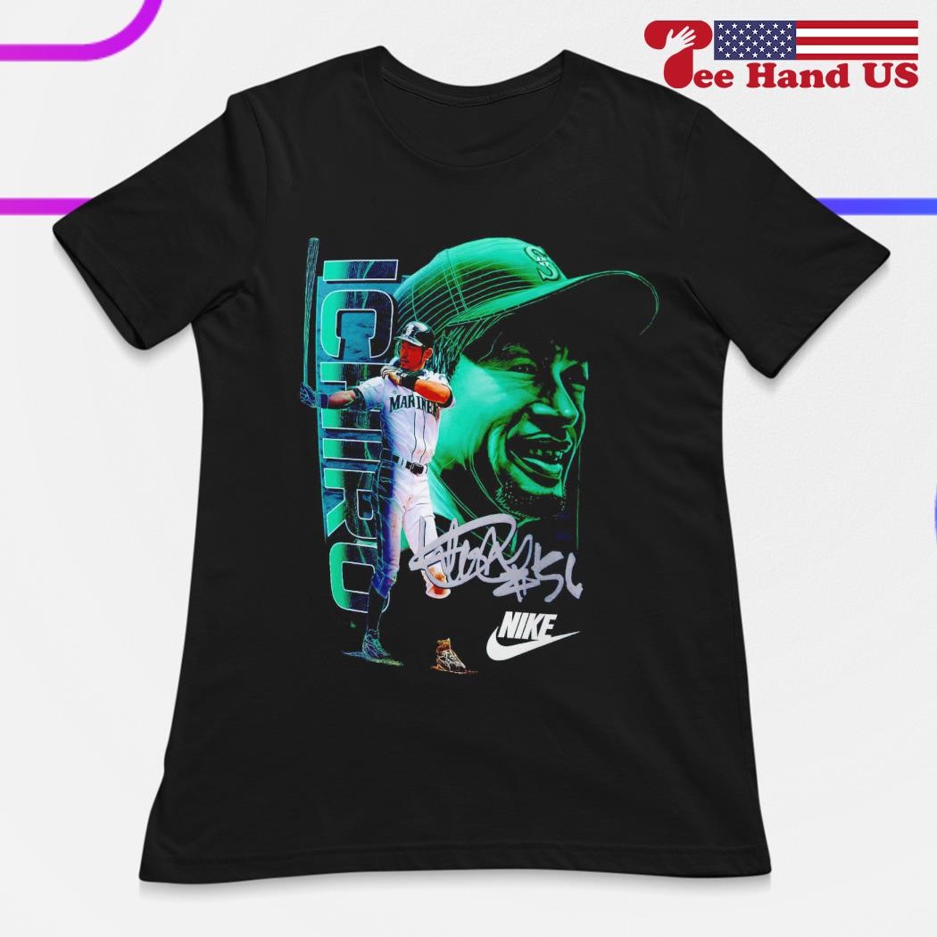 Official Ichiro suzukI Seattle mariners baseball retro T-shirt, hoodie,  tank top, sweater and long sleeve t-shirt