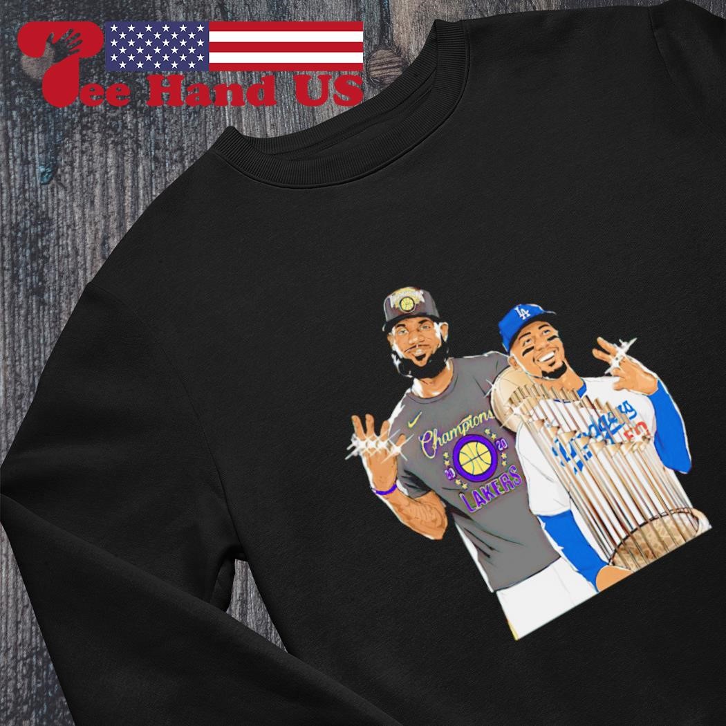 Lebron James X Mookie Betts Los Angeles Is The City Of Champions shirt,  hoodie, sweater and long sleeve