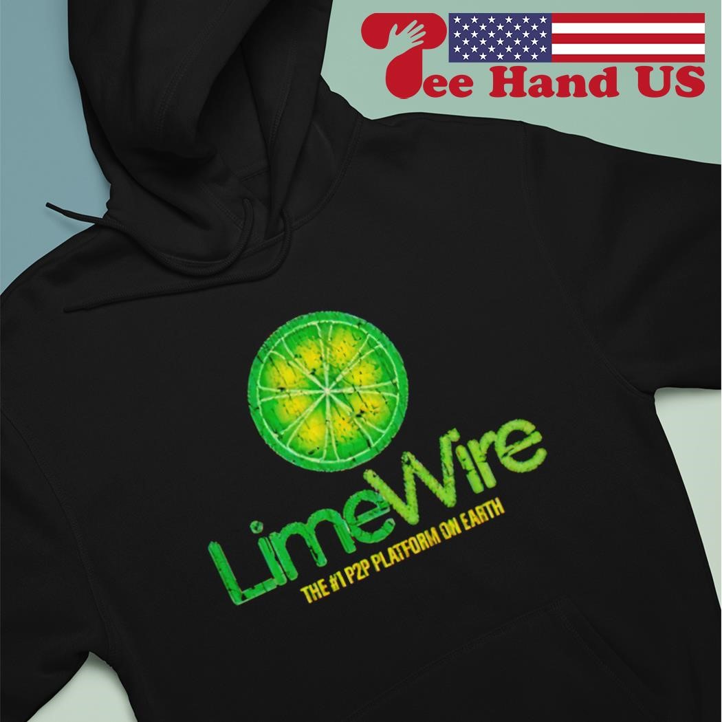 LimeWire the #1 P2P on earth shirt, hoodie, long sleeve and tank top