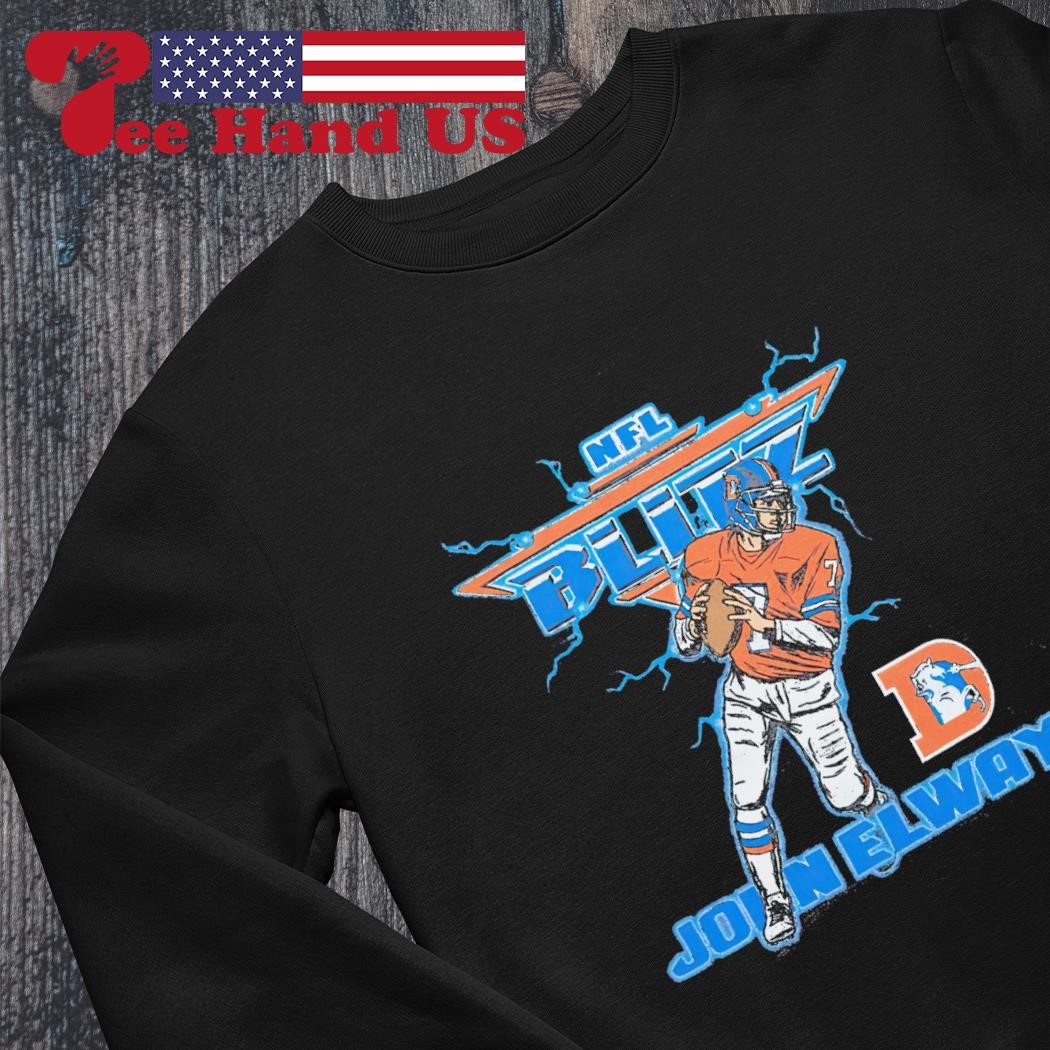 NFL Blitz Denver Broncos John Elway T-shirt, hoodie, sweater, long sleeve  and tank top