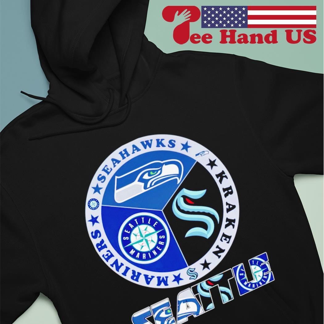 Official seattle Seahawks and Seattle mariners signature T-shirts, hoodie,  sweater, long sleeve and tank top