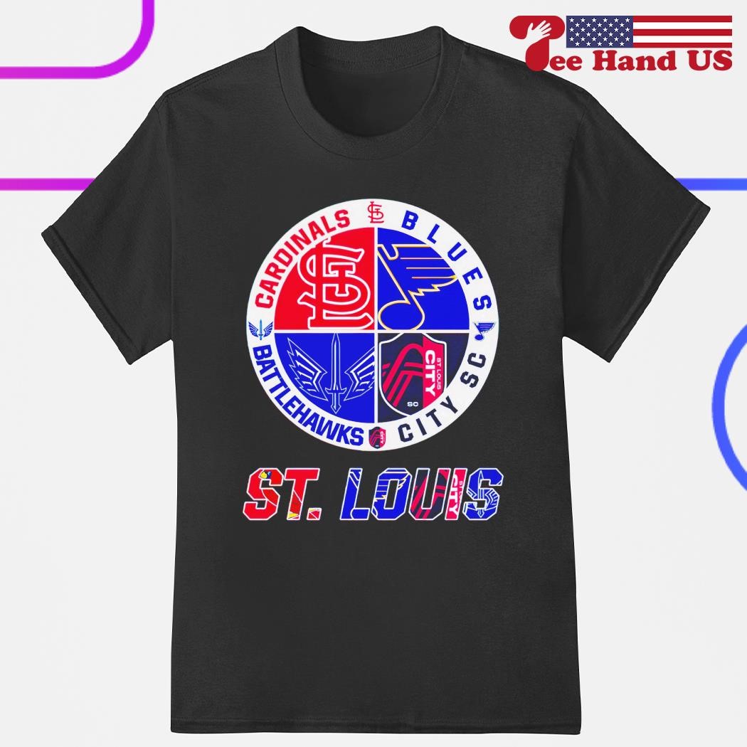 Saint Louis City SC Battlehawks Cardinals Blues shirt, hoodie, sweater,  long sleeve and tank top