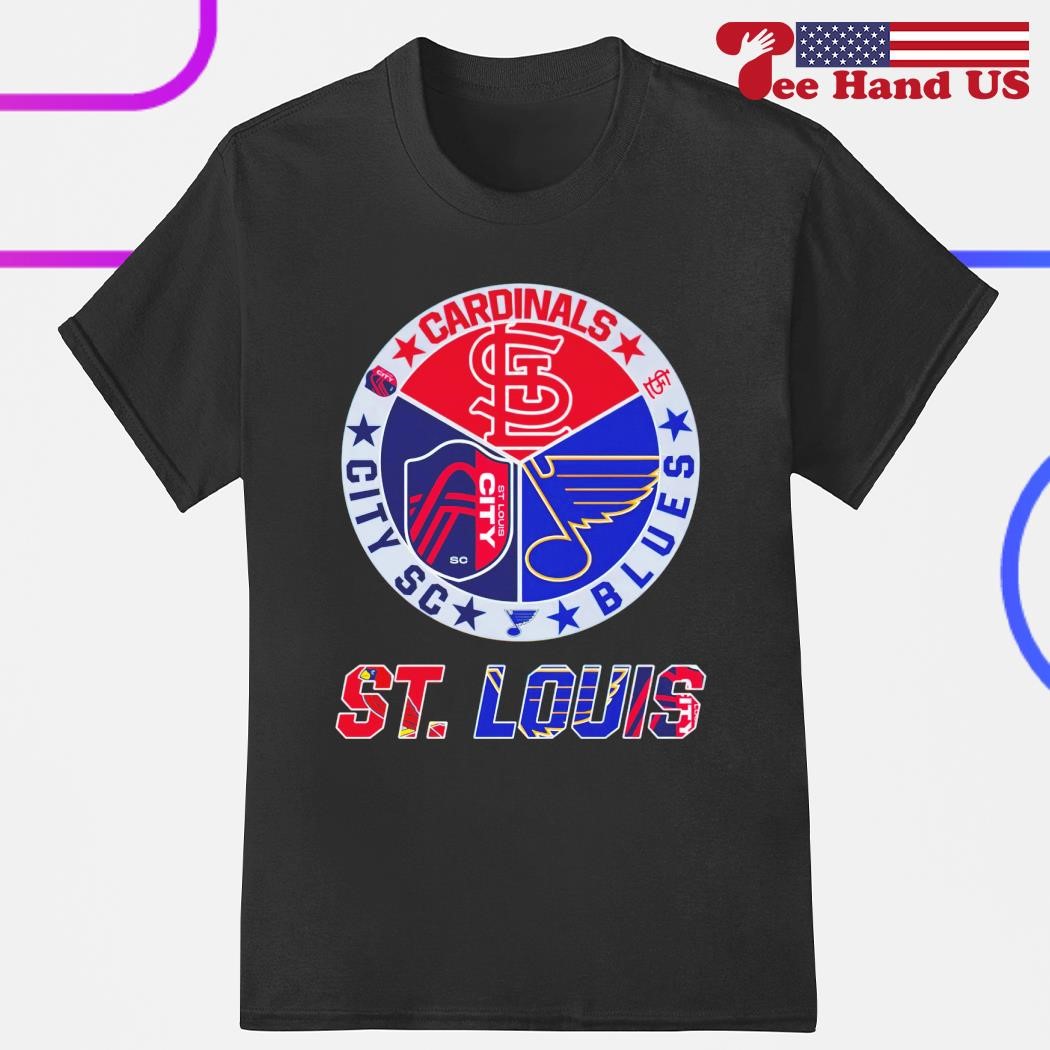 St. Louis Cardinals St. Louis City SC St. Louis Blues logo St