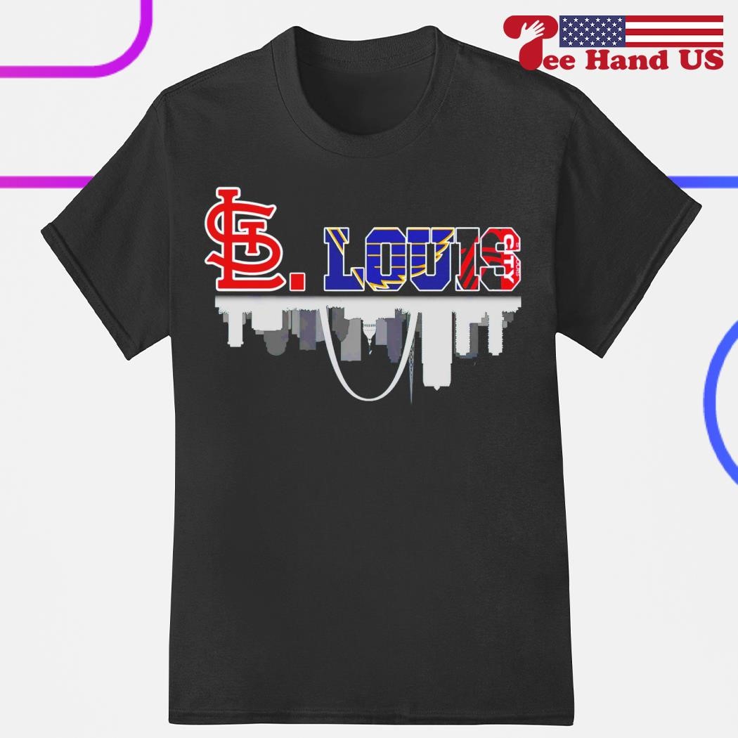 St Louis Baseball Skyline St Louis Cardinals T Shirts, Hoodies, Sweatshirts  & Merch