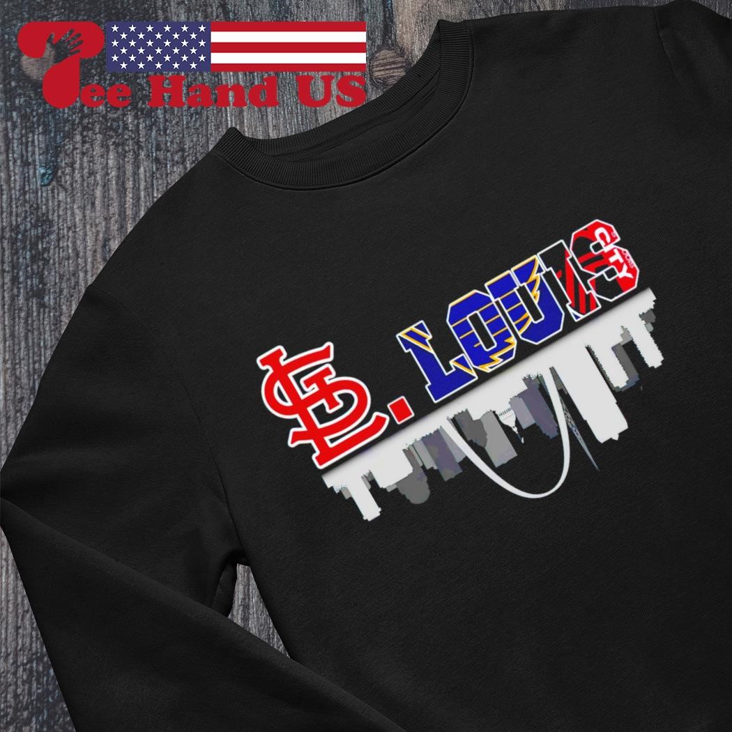 St Louis Baseball Skyline St Louis Cardinals T Shirts, Hoodies, Sweatshirts  & Merch