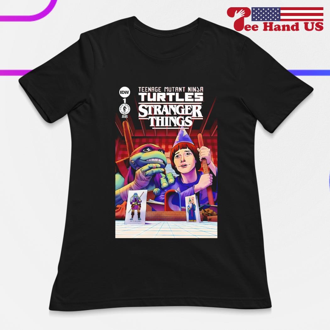 Teenage Mutant Ninja Turtles x Stranger Things Issue Shirt