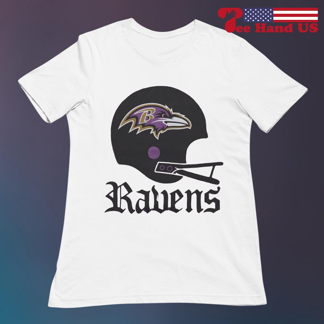 Toddler Purple Baltimore Ravens Helmet Long Sleeve T-Shirt