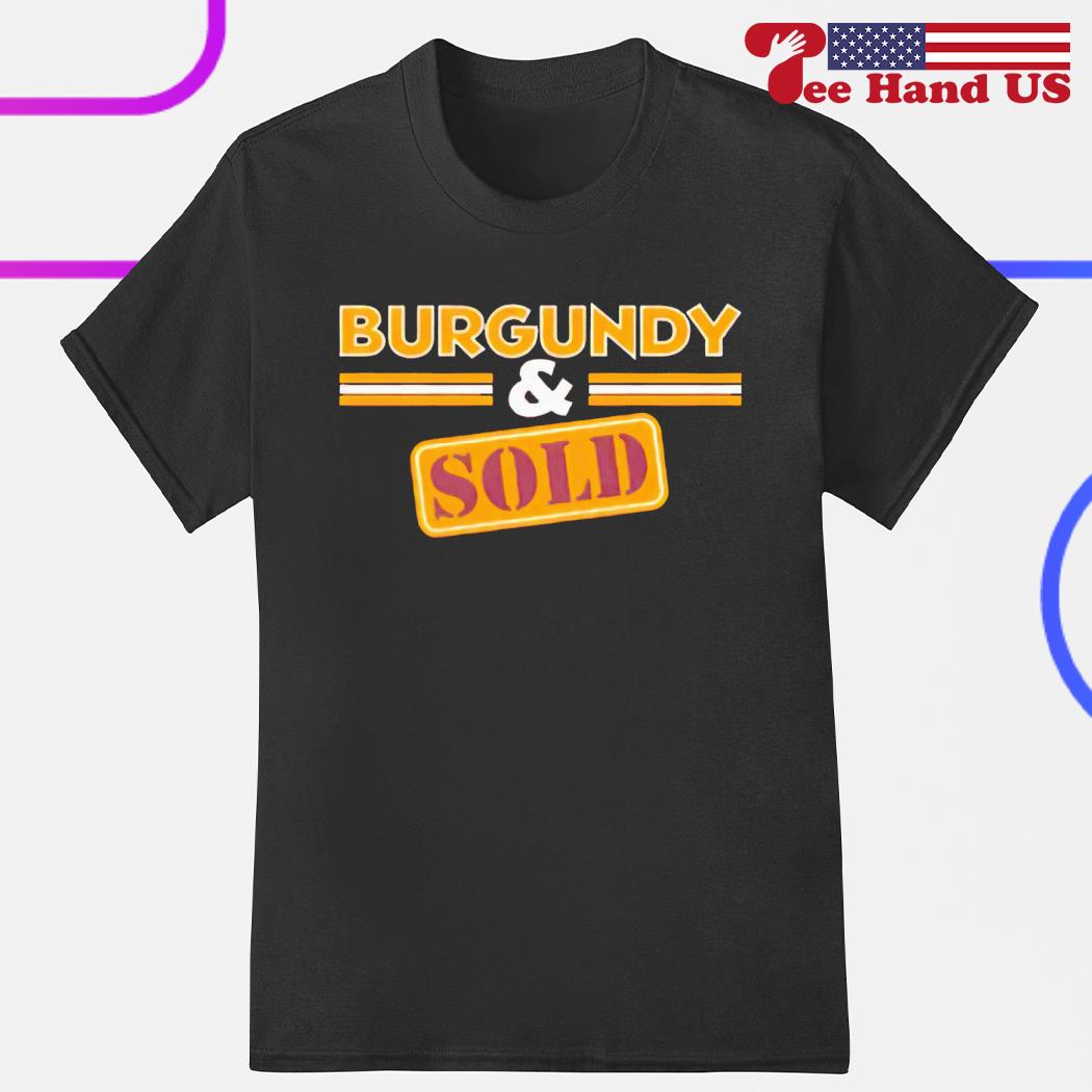 Burgundy & Sold Shirt - Washington Commanders