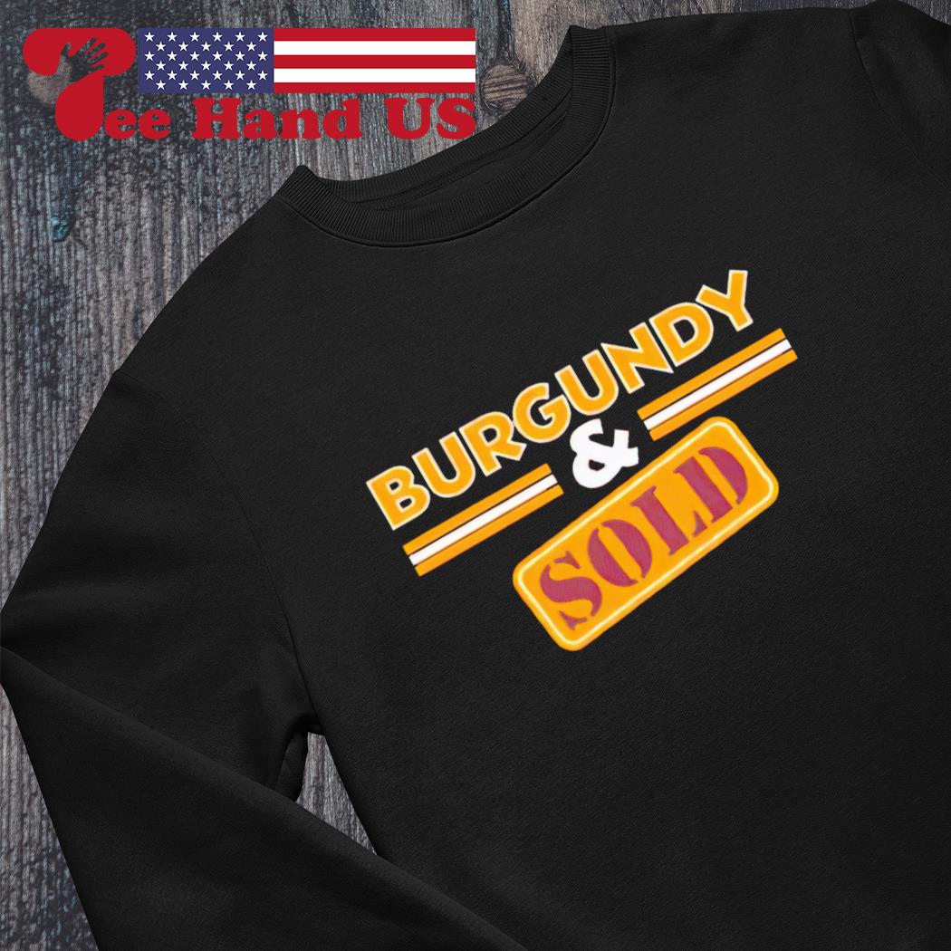 Burgundy & Sold Shirt - Washington Commanders