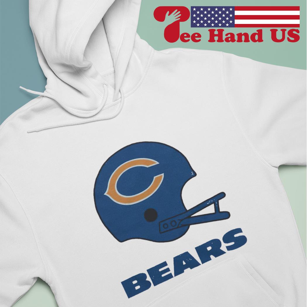 Chicago bears big helmet shirt, hoodie, sweater, long sleeve and tank top