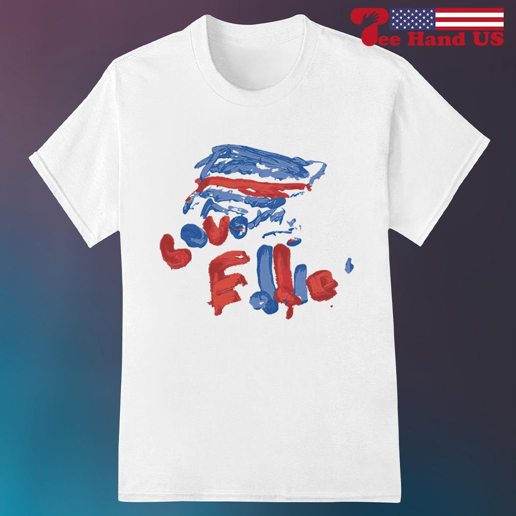 Buffalo Bills Logo With American Flag Short Sleeve Shirt