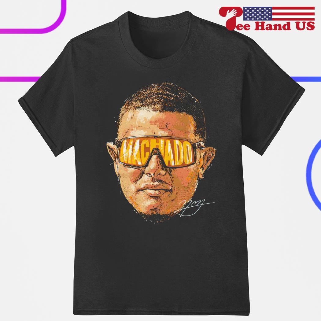 Manny Machado San Diego padres sunglasses signature photo design t-shirt,  hoodie, sweater, long sleeve and tank top