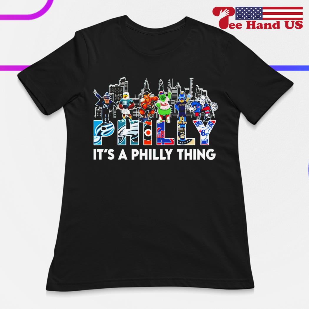 Mascot Philly it's a Philly thing skyline city shirt, hoodie