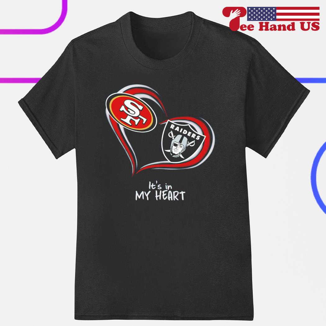 Rhinestone San Francisco 49ers heart shirt, hoodie, sweater