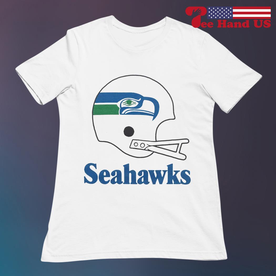 Seattle Seahawks throwback helmet shirt, hoodie, sweater, long