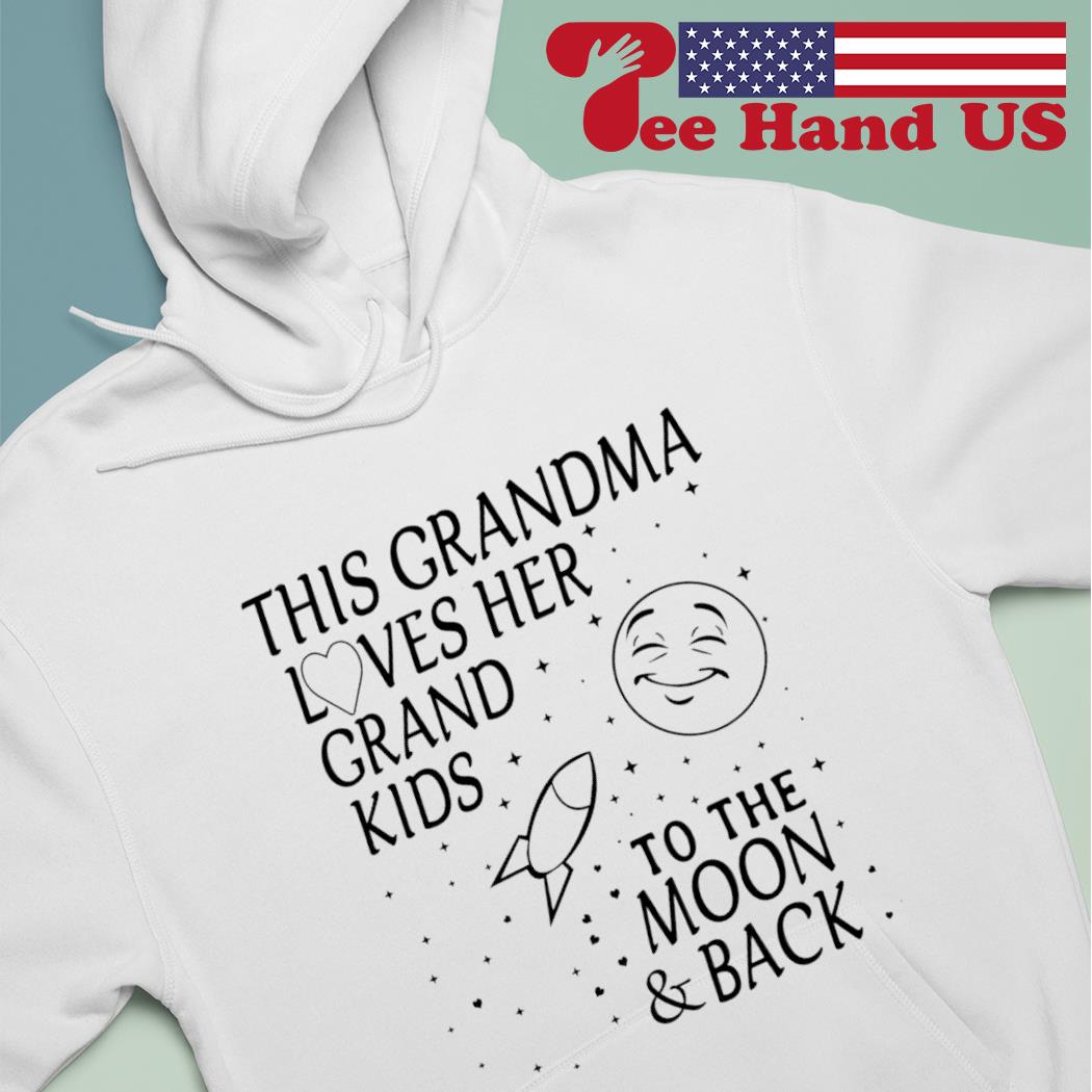 This grandma loves her grandkids to the moon & back s hoodie