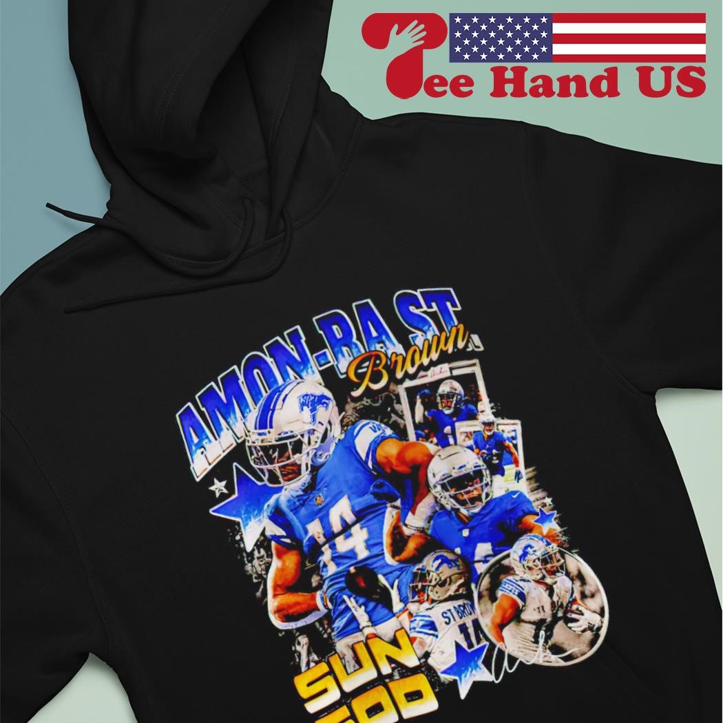 Amon-Ra St. Brown Detroit Lions signature 2023 shirt, hoodie, sweater, long  sleeve and tank top