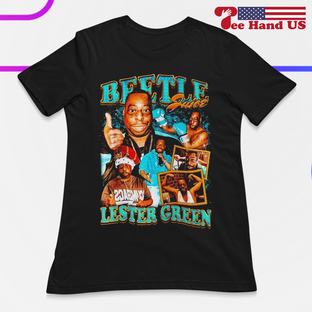 Beetlejuice lester green t clearance shirt