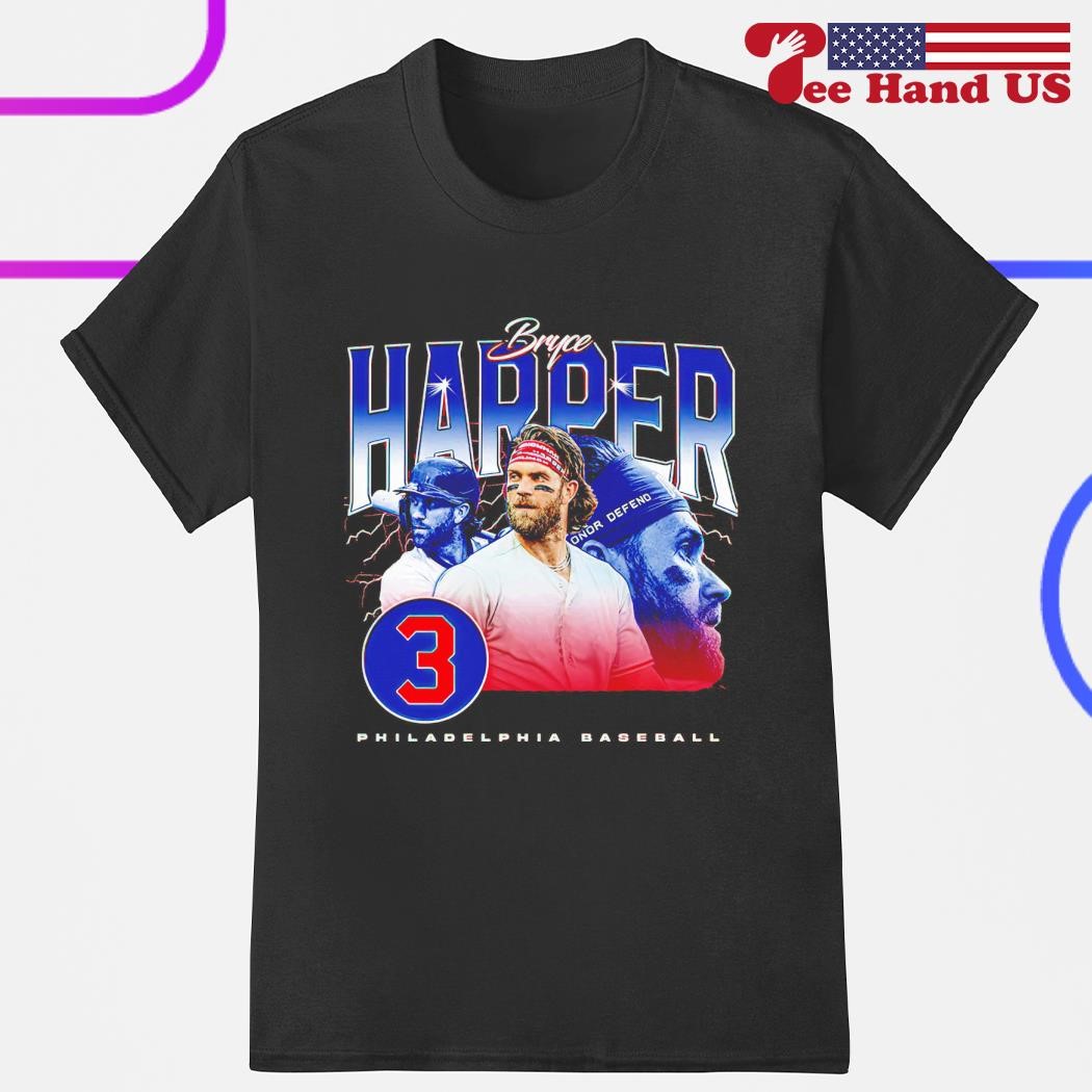 Official Bryce harper philadelphia phillies baseball retro '90s T-shirt,  hoodie, tank top, sweater and long sleeve t-shirt