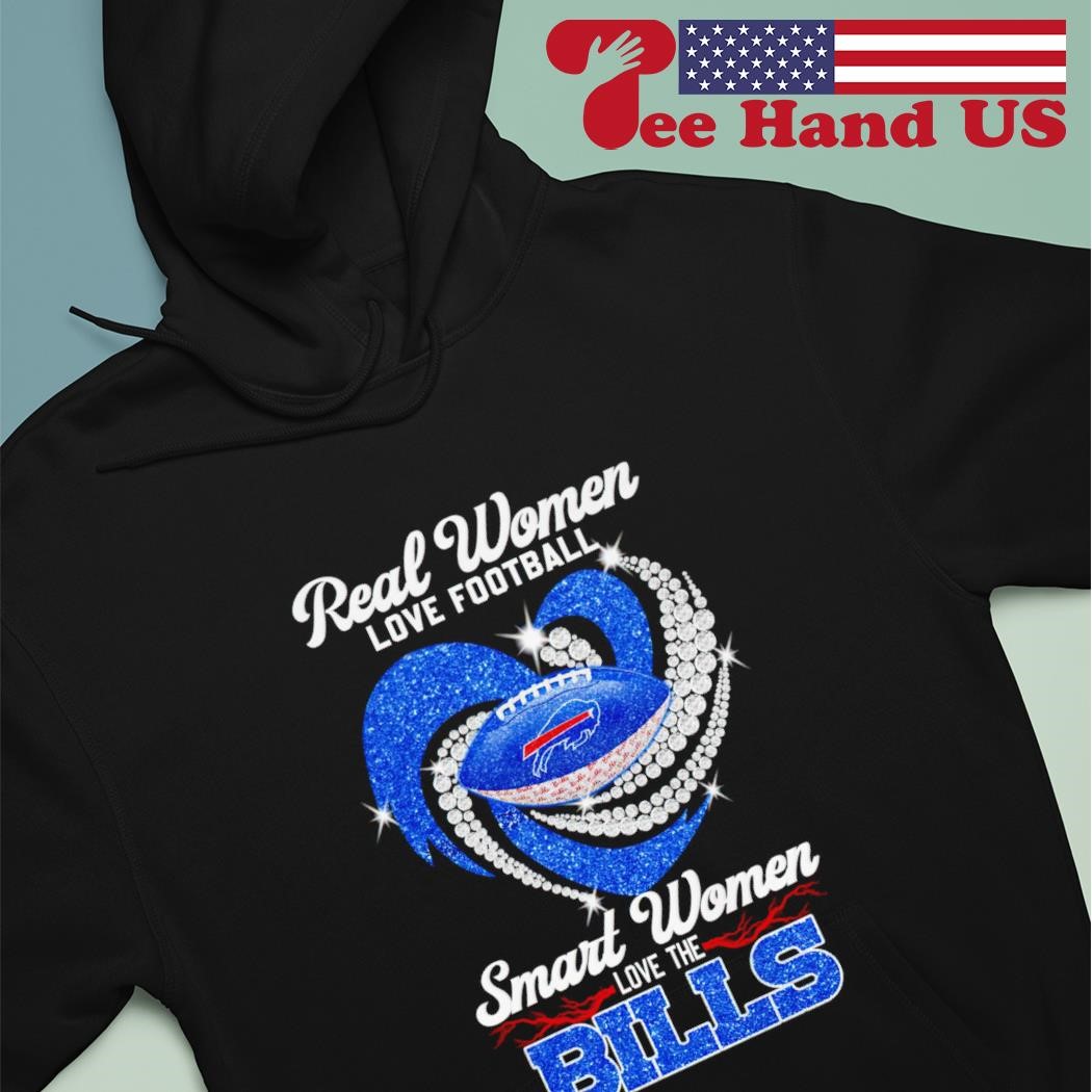 NEW 2023 Real Women Love Football Smart Women Love The Buffalo Bills Unisex  T-Shirt