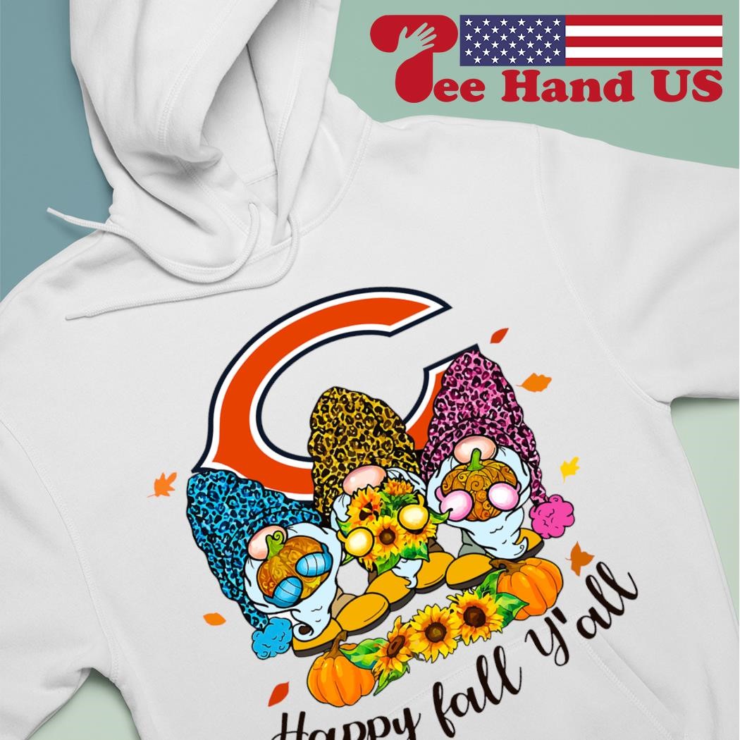 Chicago Bears Happy Fall Y'all shirt, hoodie, sweater, long sleeve